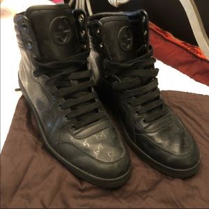 Men’s Gucci hi top Black Sneakers